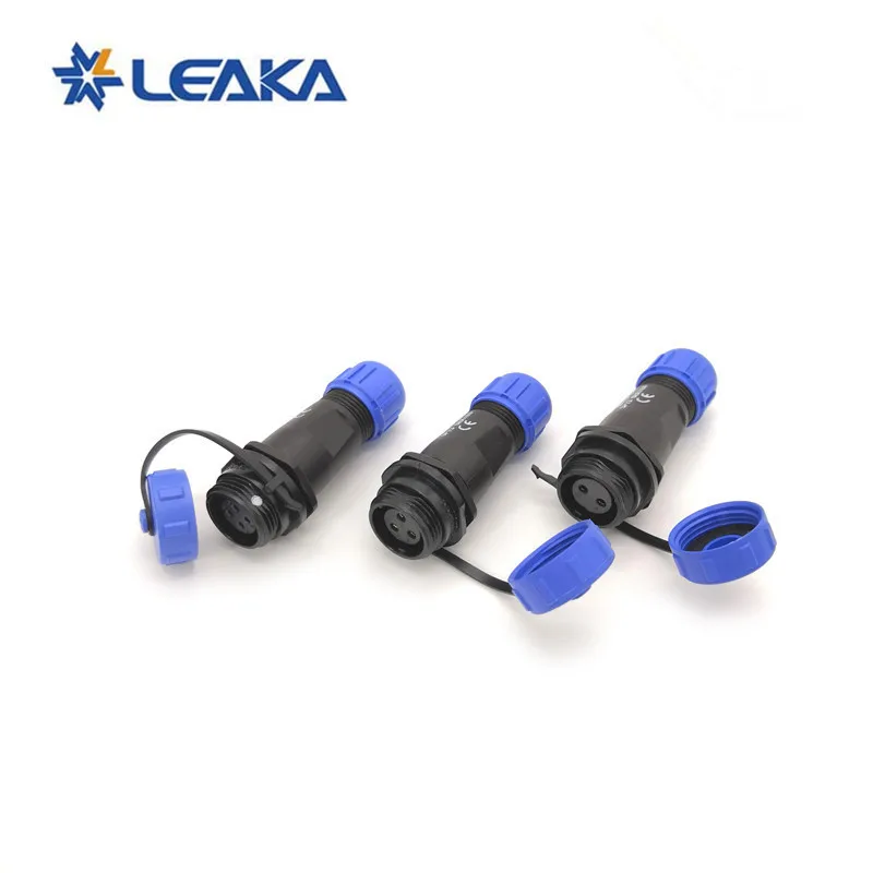 Industrial Threaded Plastic Connector Male Plug Socket and Weipu Connector ip68 Waterproof sp13 Connector