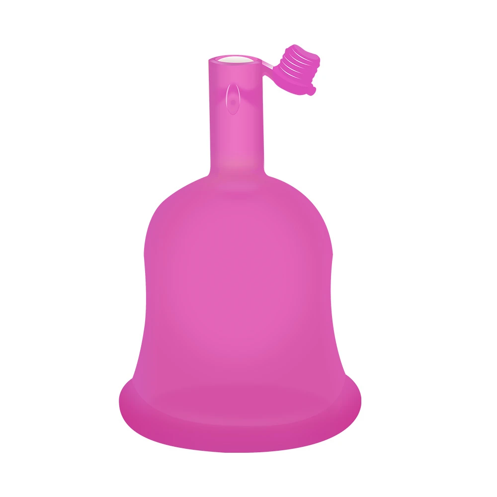 Healeanlo Silicone Lady Drain Valve Menstrual Cups with lid menses cup for menstruation where to buy
