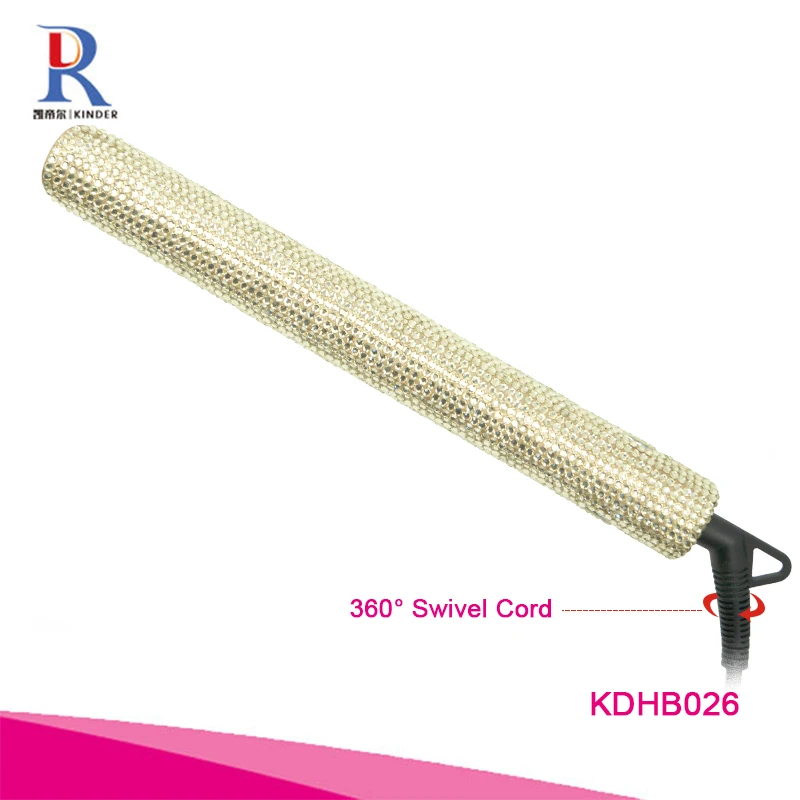2019 most updated design hair straightener bling bling professional crystal hair straighteners 240v flat iron