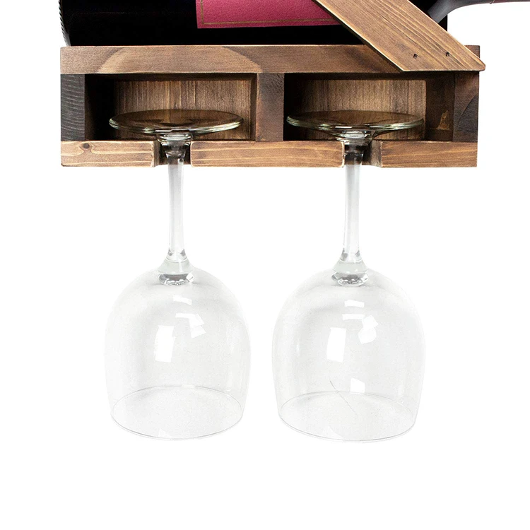 High Quality Wooden Wine Accessories Wall Wine Rack