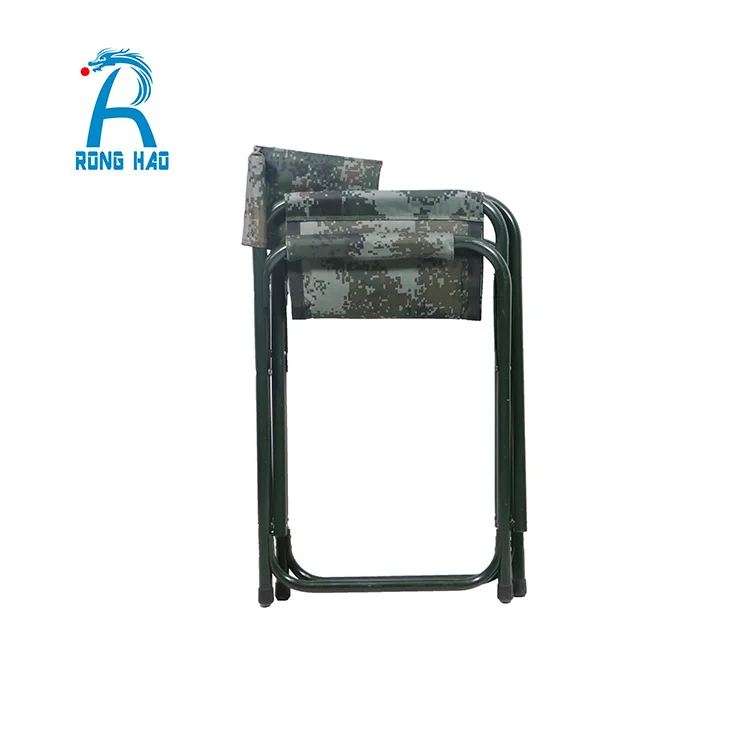 Outdoor Metal Camouflage Folding Director Chair
