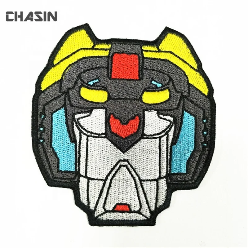 Bear Embroidery Badge Patch, Animal Design Bear Logo Embroidery Applique Patch For Garment