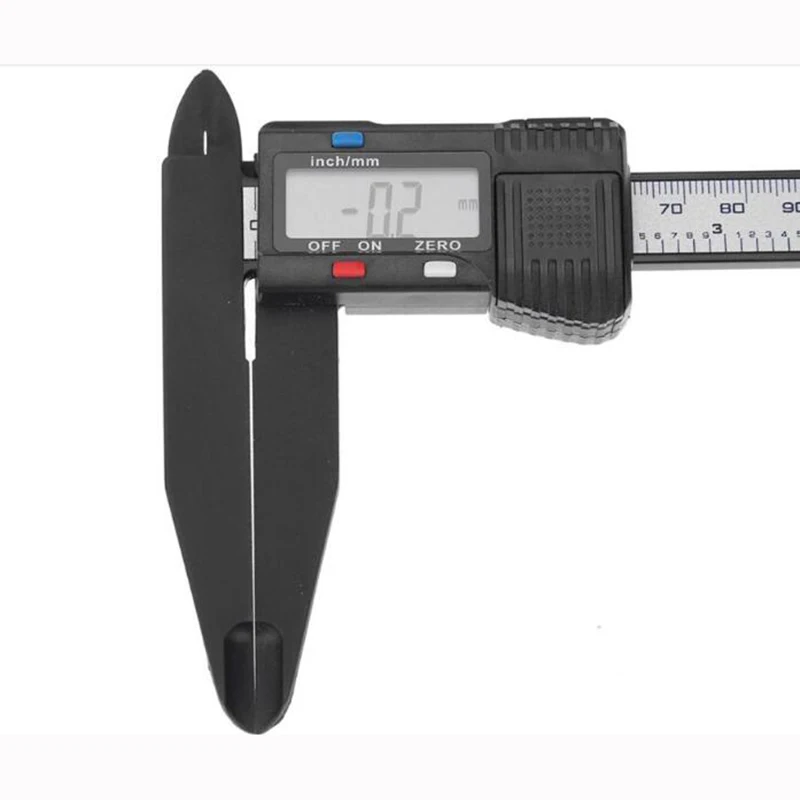 Новая мода 0-150 мм Высокая точность пластик цифровой штангенциркуль