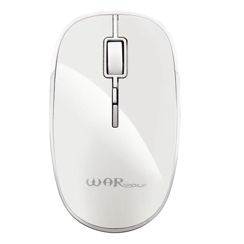 WAR WOLF M-800 Rechargeable Wireless 1600DPI Gaming Mouse Battery Gamer 4 Buttons Mice USB Mouse 2.4GHz With Mini USB Dongle