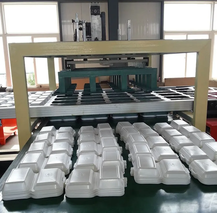 disposable styrofoam food containers machine/ ps foam food box vacuum forming machine