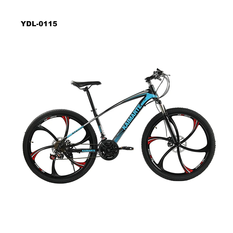 26 Inch Mountain Bike 21 Speed Double Disc Brakes Bike Carbon Steel Frame Men And Women Students Bicycle