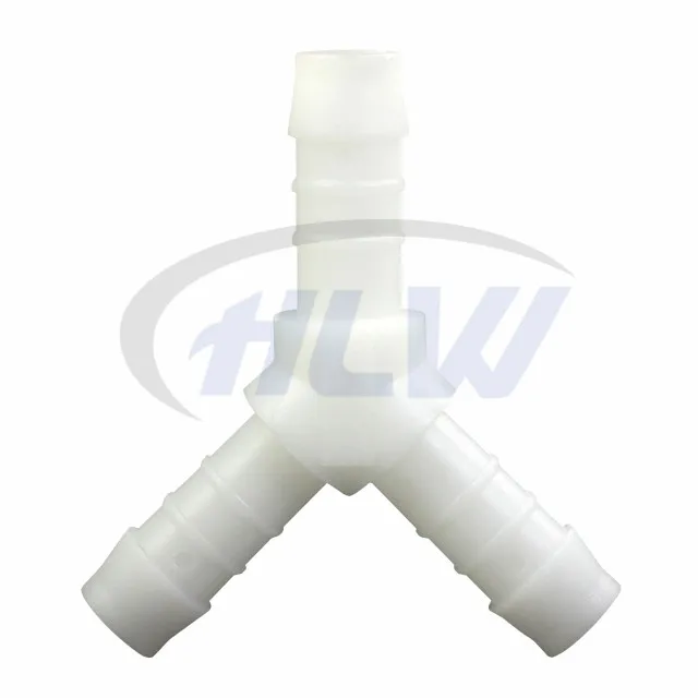 
3 holes Injection Molded Plastic Vinyl 90 Degree Y Branch Pipe Fitting Lateral Tee 