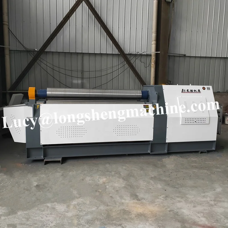 Manufacturer price CNC 3 4 roller automatic hydraulic cone aluminium rolling machine for sheet metal