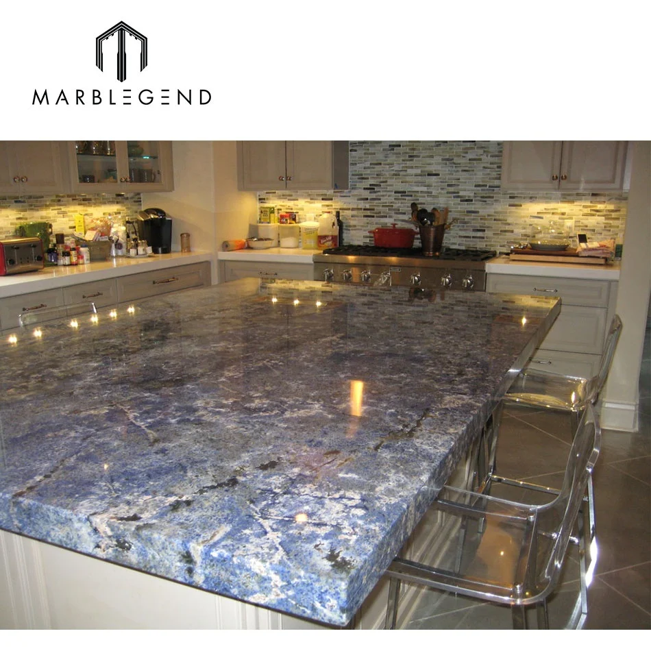latest best price natural blue bahia granite kitchen countertop