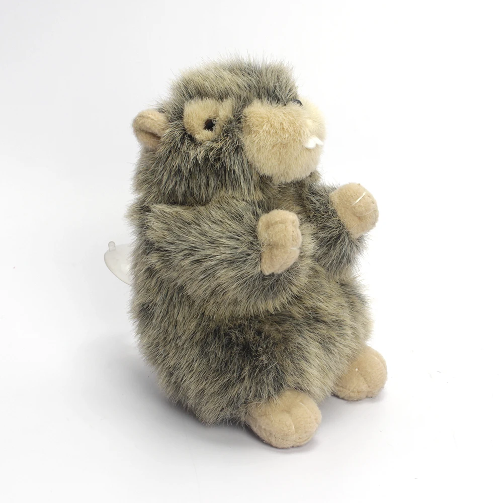 Самый популярный плюшевый животных брелок, мягкий сидя чучело серый хомяк для продажи