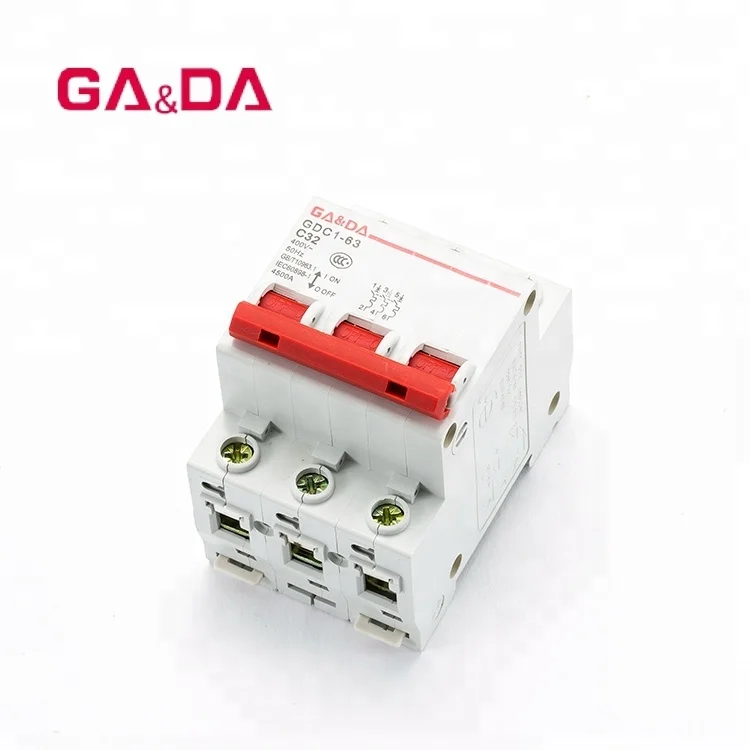 P 3 p скорость моторизованный литой 1 полюс 6 amp DZ47-63 автоматический выключатель с Продвижение цена