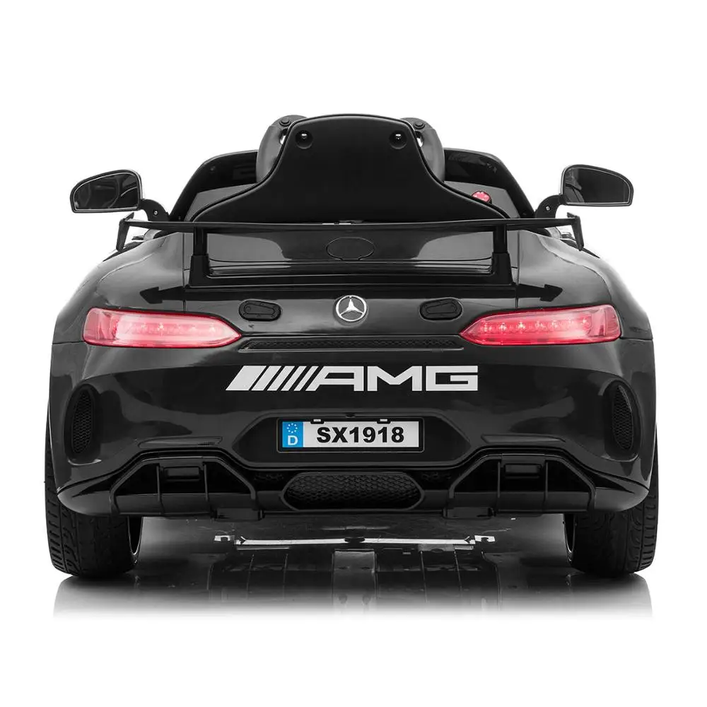 Licensed Mercedes-Benz AMG GT4 Electric Ride On Car with Remote Control for Kids, 12V Power Battery Official Licensed Kids Car