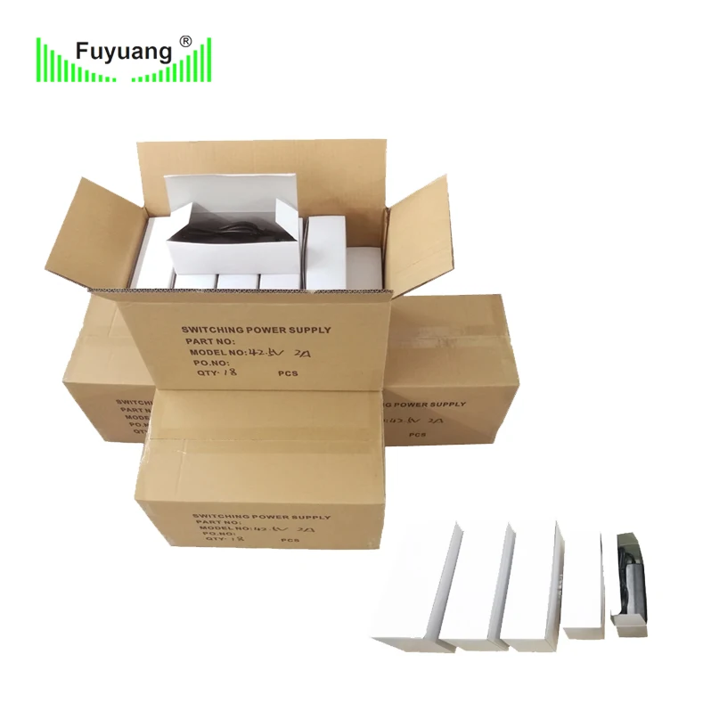 Fuyuan battery charger 12v li-ion battery charger with customizable plug