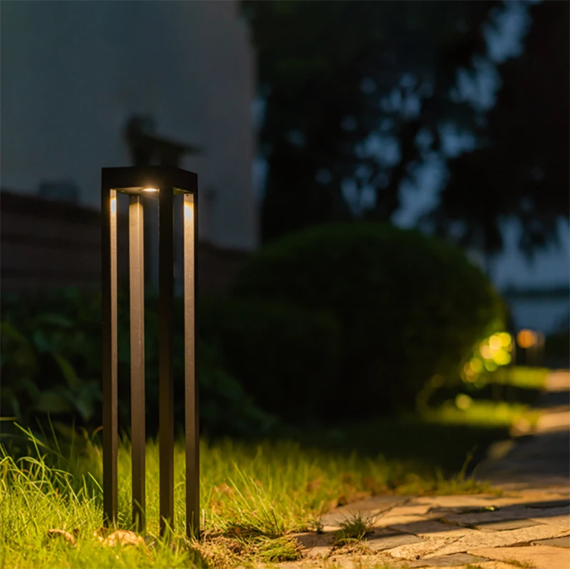 
Landscape Villa Residential Design IP65 Aluminum LED Bollard Lights and LED Lawn Light 