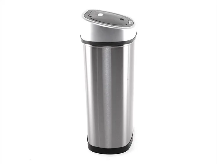 13 gallon 50 liter stainless steel eco friendly automatic kitchen sensor trash can