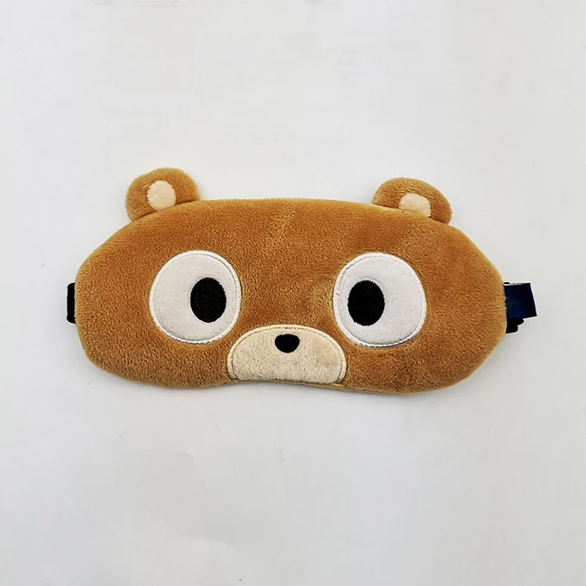 Пользовательские логотип шаблон Персонализированные комфорт плюшевые маска для сна