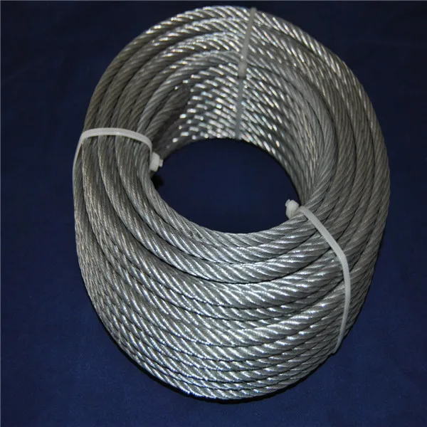 6*37 BV certified galvanized steel wire rope
