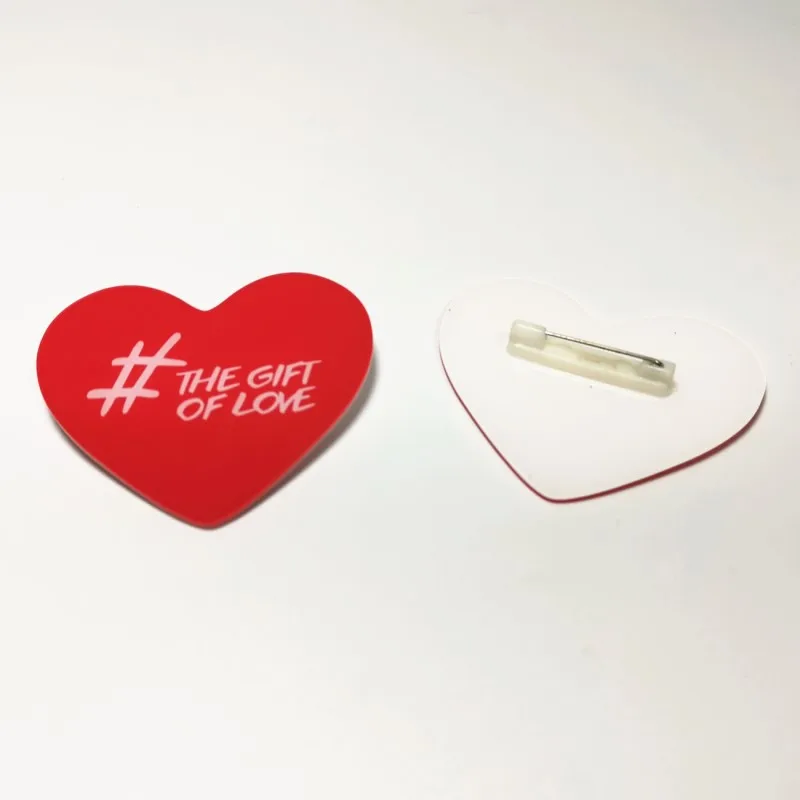 Factory Price Custom High-Transparent Chest Name Card Breast Plate Staff Employee Businee Name Badge Tag