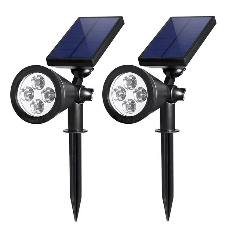 
Solar Lights 2 in 1 Waterproof Outdoor Landscape Lighting Spotlight Wall Light 