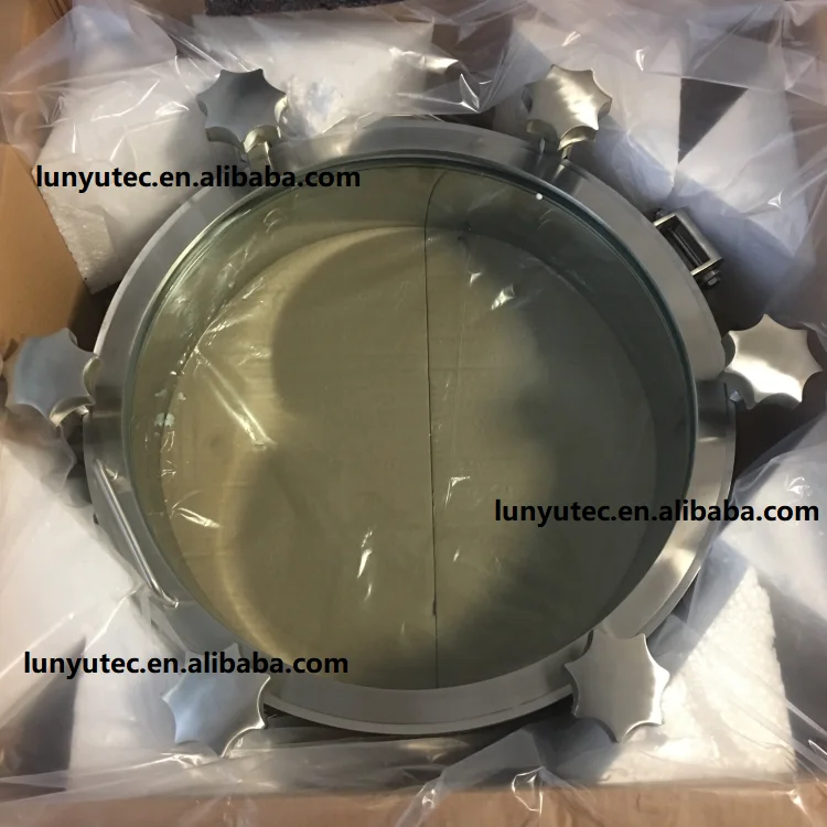 Stainless Steel Sanitary Round Manway With Full Sight Glass For Tank