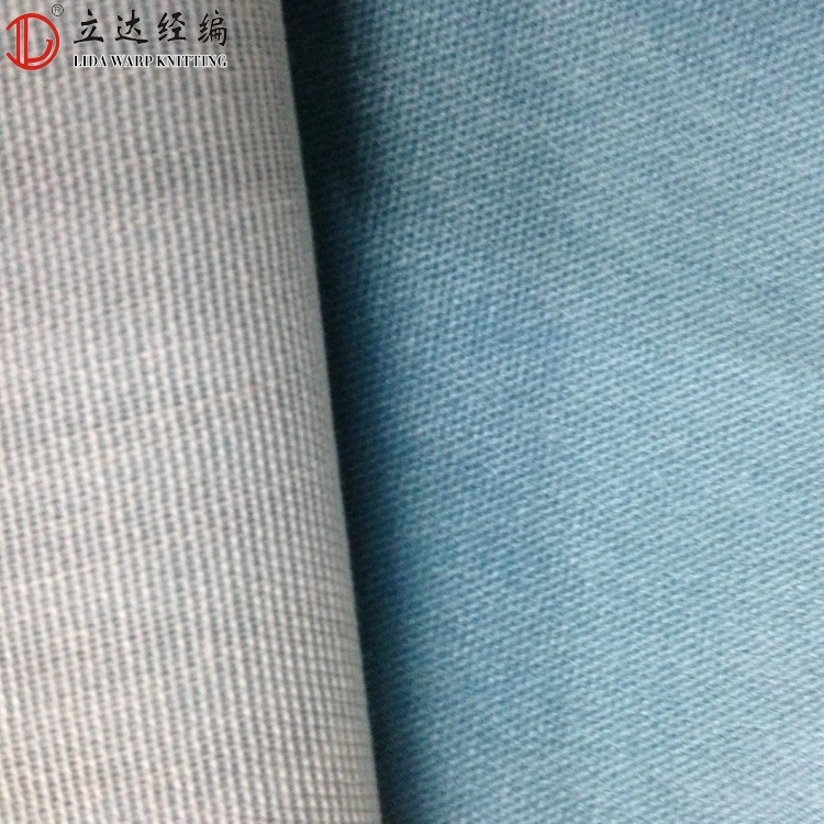 Популярные стрейч твил ткань Стоковое много Диван Ткань Гостиная диван набор конструкций