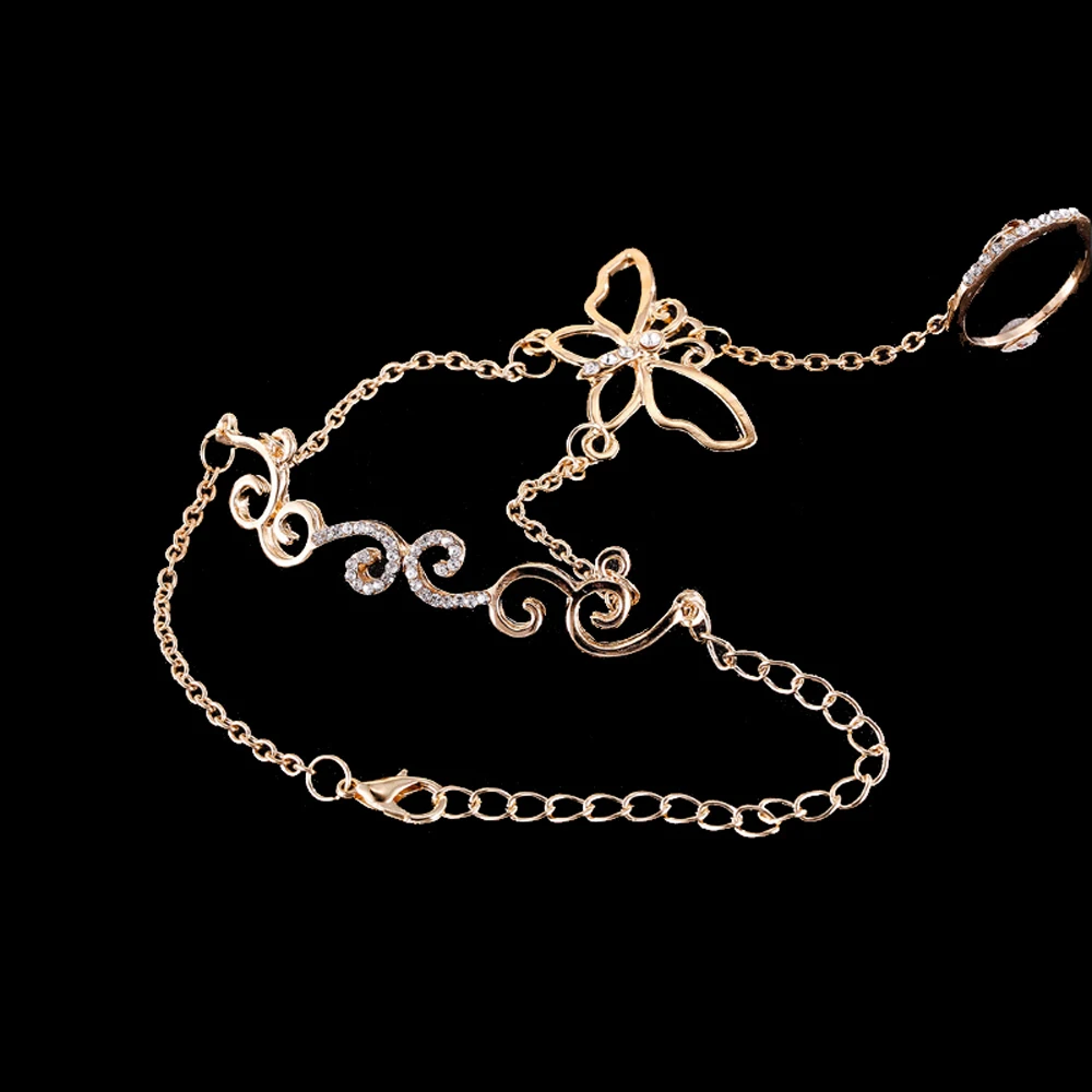 Beach Engrave Leather For Words Best Friend Boy Girl And Charms Customize Bead Gold Bracelets With Ring Attached