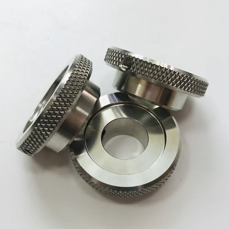 CNC токарная нержавеющая сталь 316 медицинское оборудование Нескользящая сетка Накатки гайка