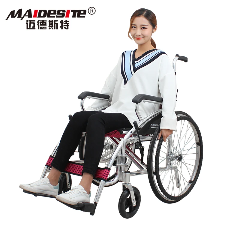 Manufacturers good quality excellent big tires foldable lightweight wheelchair