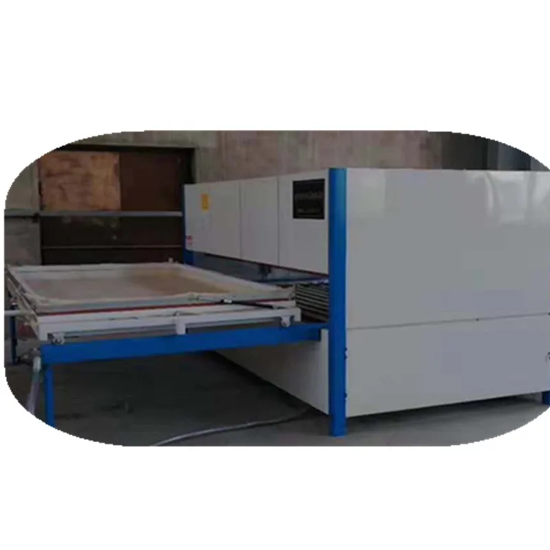 PVC film laminating machine on the door MDF panel vacuum membrane press machine 055