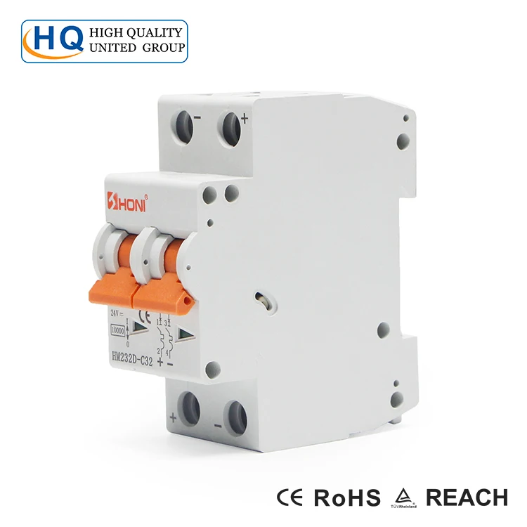 L7 Model 16A 20A 63amp single phase pole 1p 2p 3p 4p mini electric  mcb dc ac circuit breaker