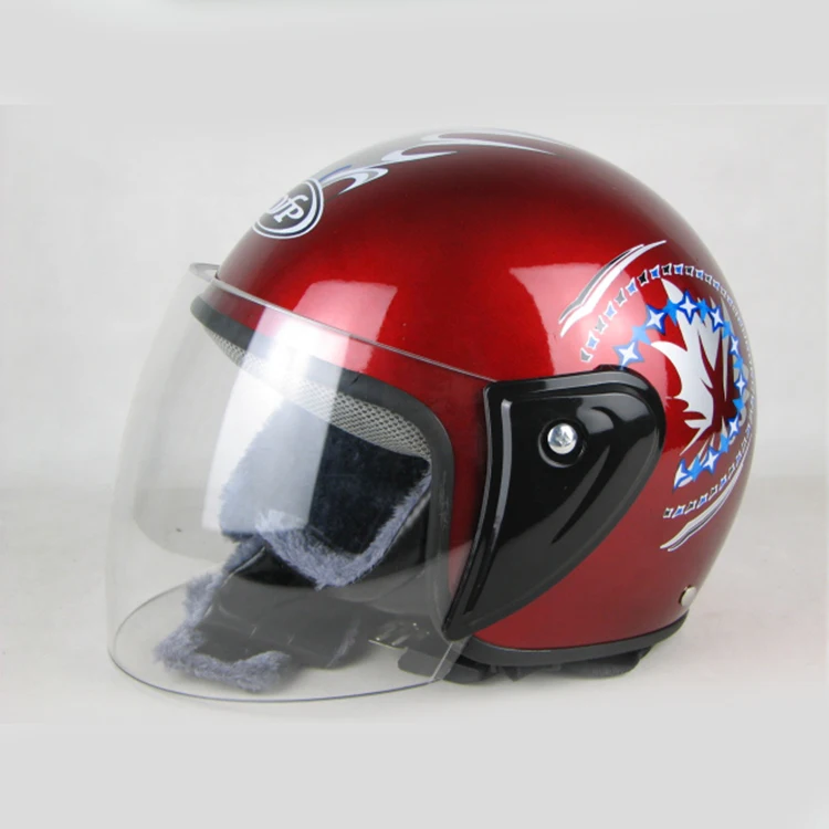 
2018 New Italian Vintage Motorcycle Motorbike Open Face Half Motor Electric Vehicles Scooter City retro Helmets for harley 