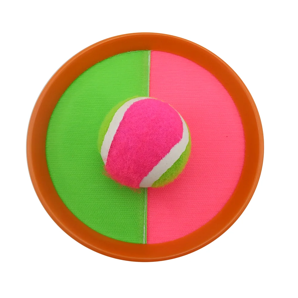 Toss And Catch Sports Game Set For Kids With Ball & Self-Stick Grip Stick Catch Ball