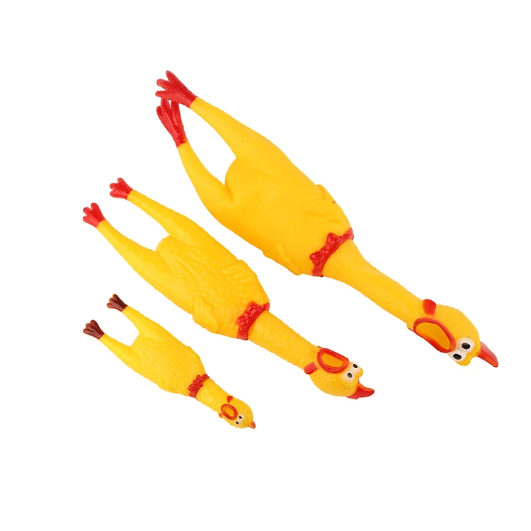Funny Vent Long Neck Chicken Shrilling Chicken Sound Squeeze Screaming Kid Shrilling Chicken Toy