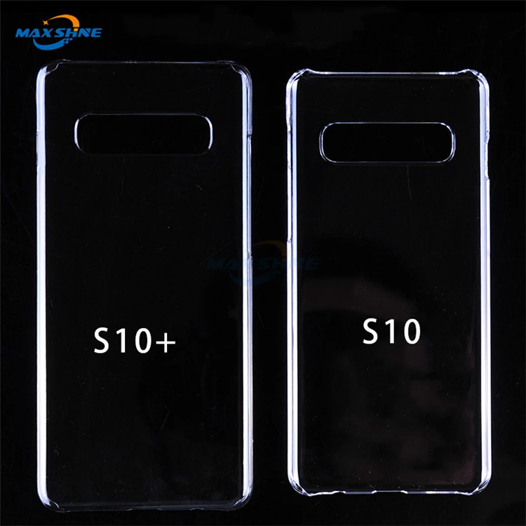 Maxshine ясно мобильного телефона жесткого материала Pc Phone Case для Samsung Galaxy S10E S10 плюс тонкий Чехол