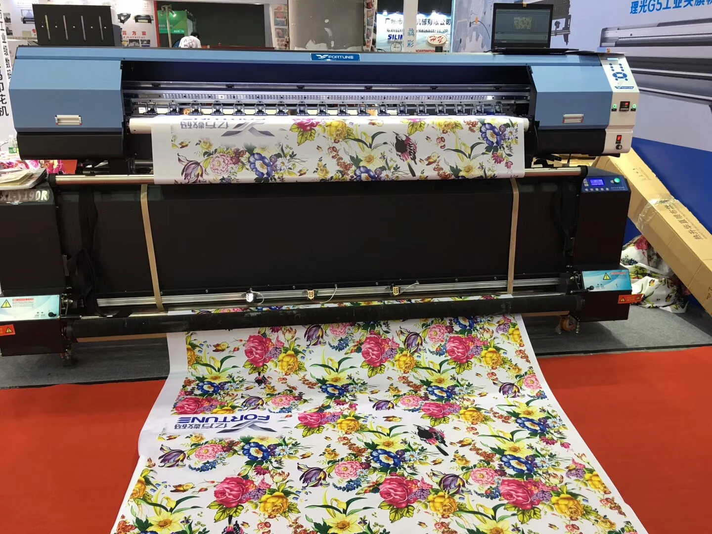Yifang YF-2000T Textile flags printer with DX5 head or EPS3200head printing textile and flags and fabrics