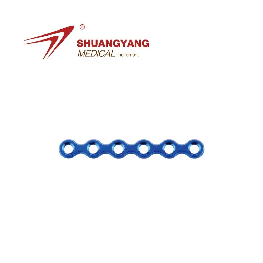 Titanium Maxillofacial mini straight plate of medical instrument surgical orthopedic implant