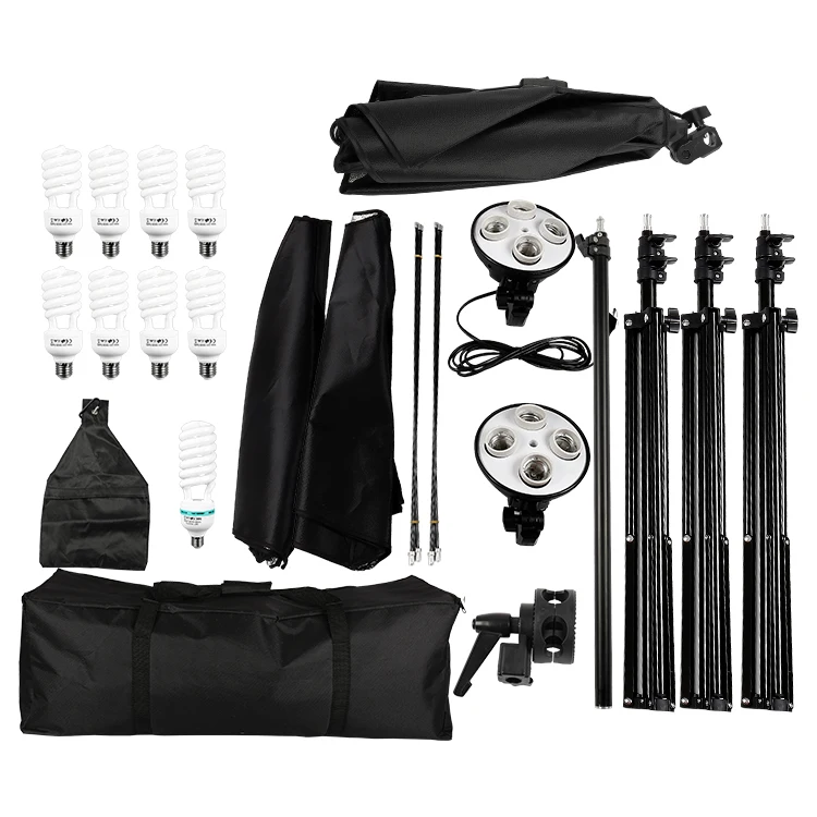 Photographic Equipment Photographic Accessories 50x70cm Softbox Studio Light Softbox Kit 5 Kits Aluminum Black Silver 50*70cm 2M