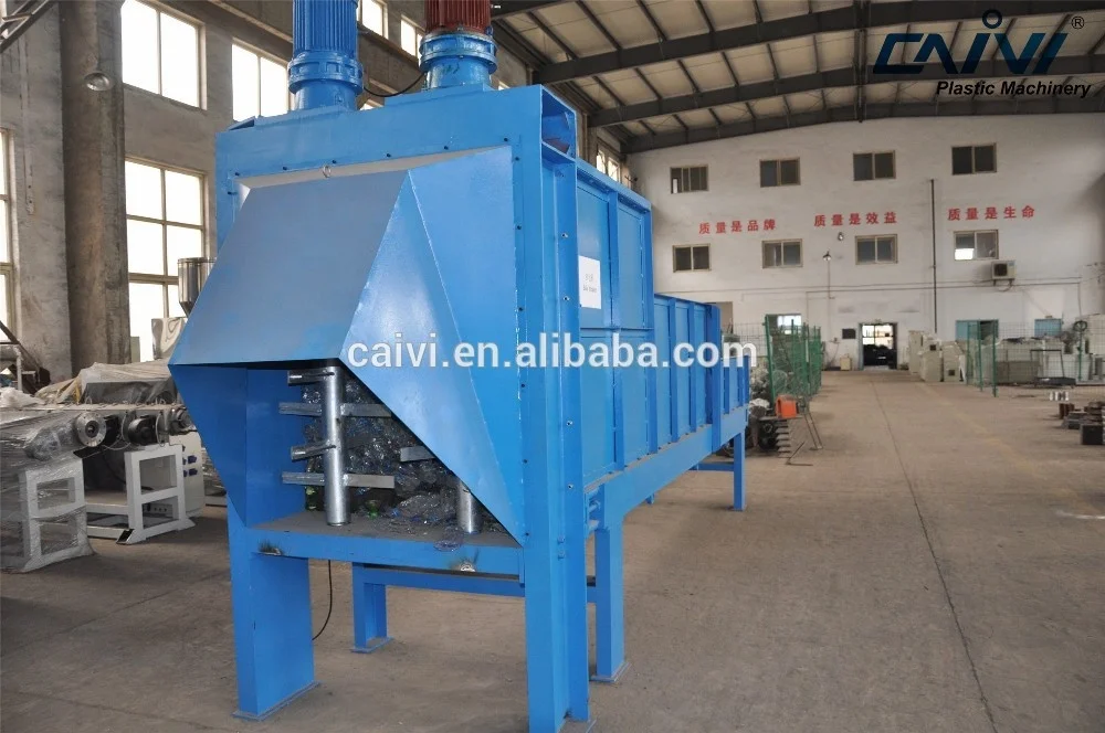 plastic PET bottle flake washing recycling drying machine plant