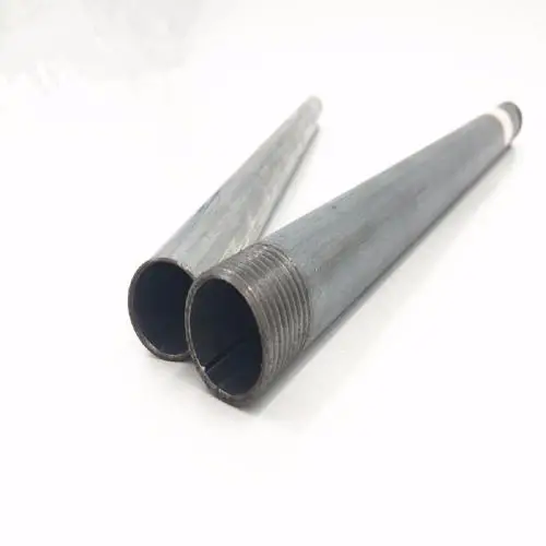 
Galvanized pipes with thread and coupling 