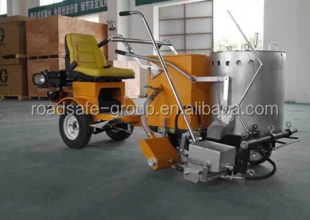 Driving type thermoplastic paint line  road marking machine