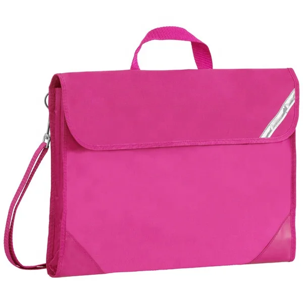 School Students Library Book Bag with Handle Holder and Sling Shoulder Strap