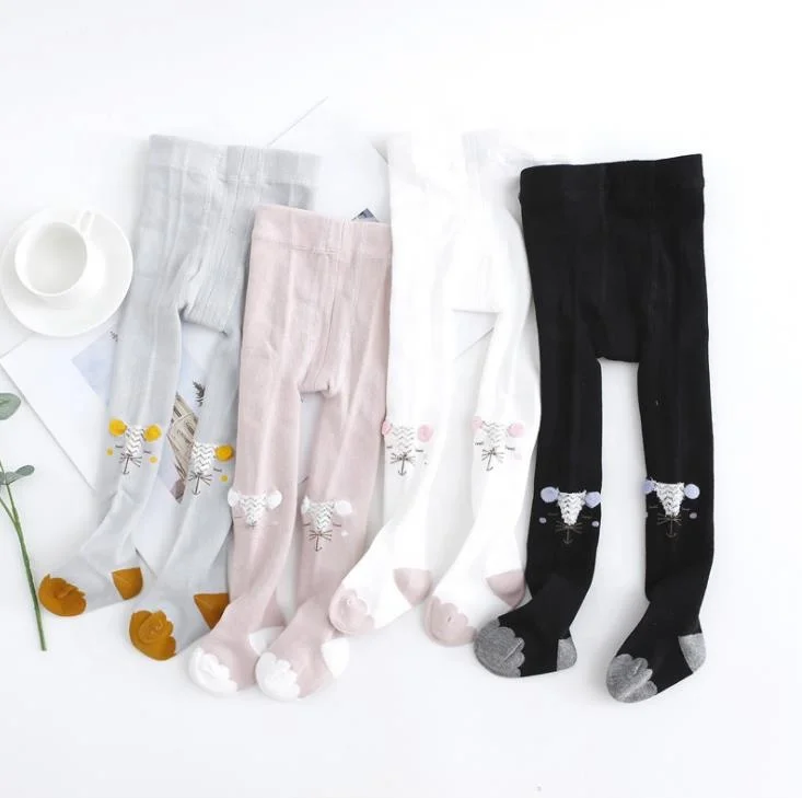 Cartoon cotton baby dance socks new design baby tights