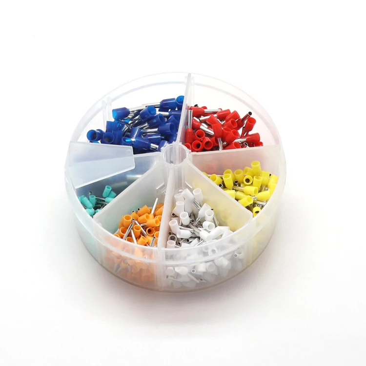 BAOTENG TE0508 electrical copper cord end crimp double wire crimping terminal