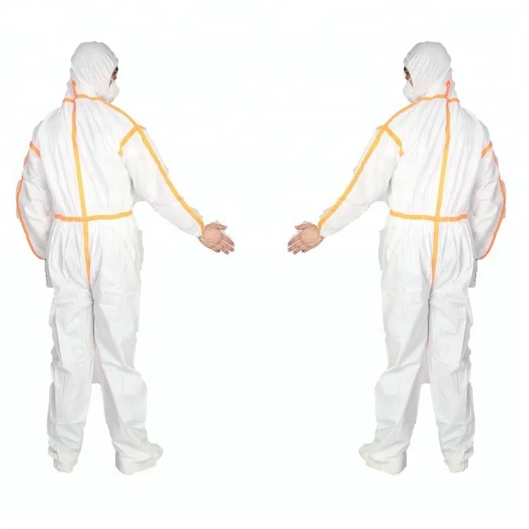 Disposable Coverall EU TYPE  Free samples Disposable Hooded Safety Clothing Suits Non Woven Workwear Coveralls