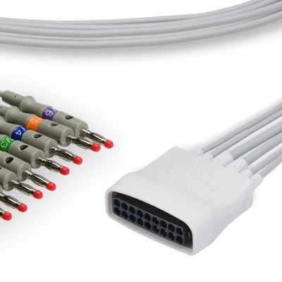 Совместимый с HP EKG Leadwire 10 выводов кабель для пациента Banana ST80i производитель