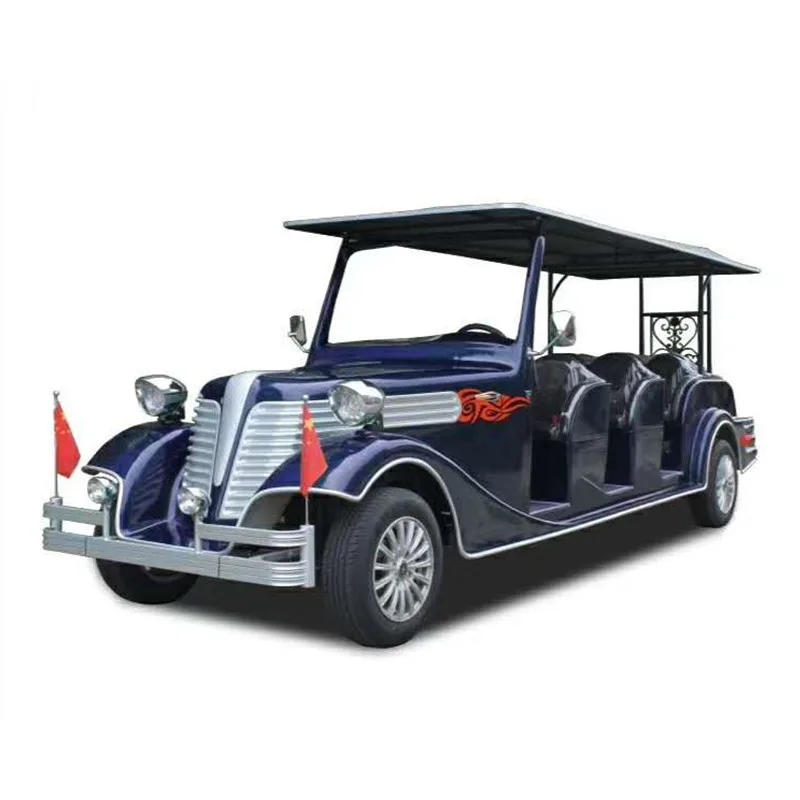 
Европейским сертификатом соответствия 12 сиденье топливный классический винтажный автомобиль Тур чистительная щетка, Бензоинструмент бензина экскурсионный электромобиль 