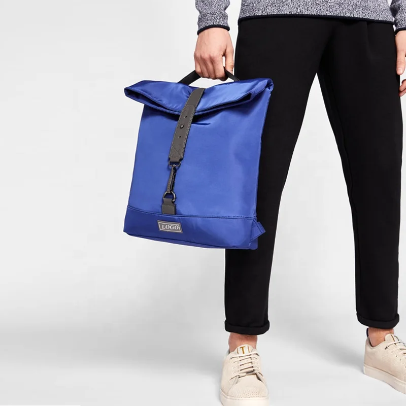 
Fashion Nylon blank Women Business Private Label Men folding backpack Custom Foldable Backpack 