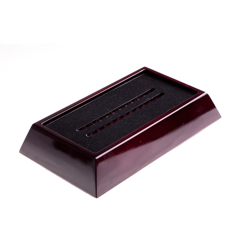 
BOSHI 2x16pcs White lights rectangle red wooden bottle glorifies display led light stand base for party decoration 