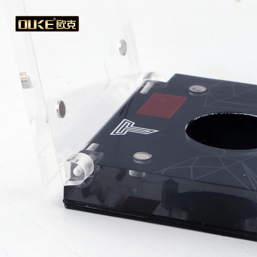 Acrylic jewelry box insect coin diamond box mini small  plastic display cube