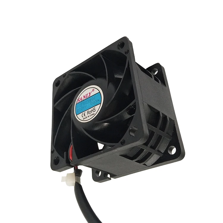 Высокая эффективность осевой лопастей вентилятора производство 12 В осевой dc вентилятор охлаждения